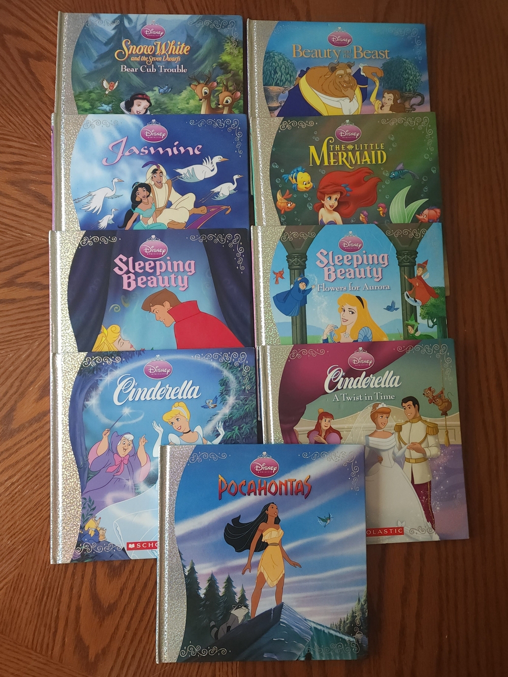 9 Disney Princess Books